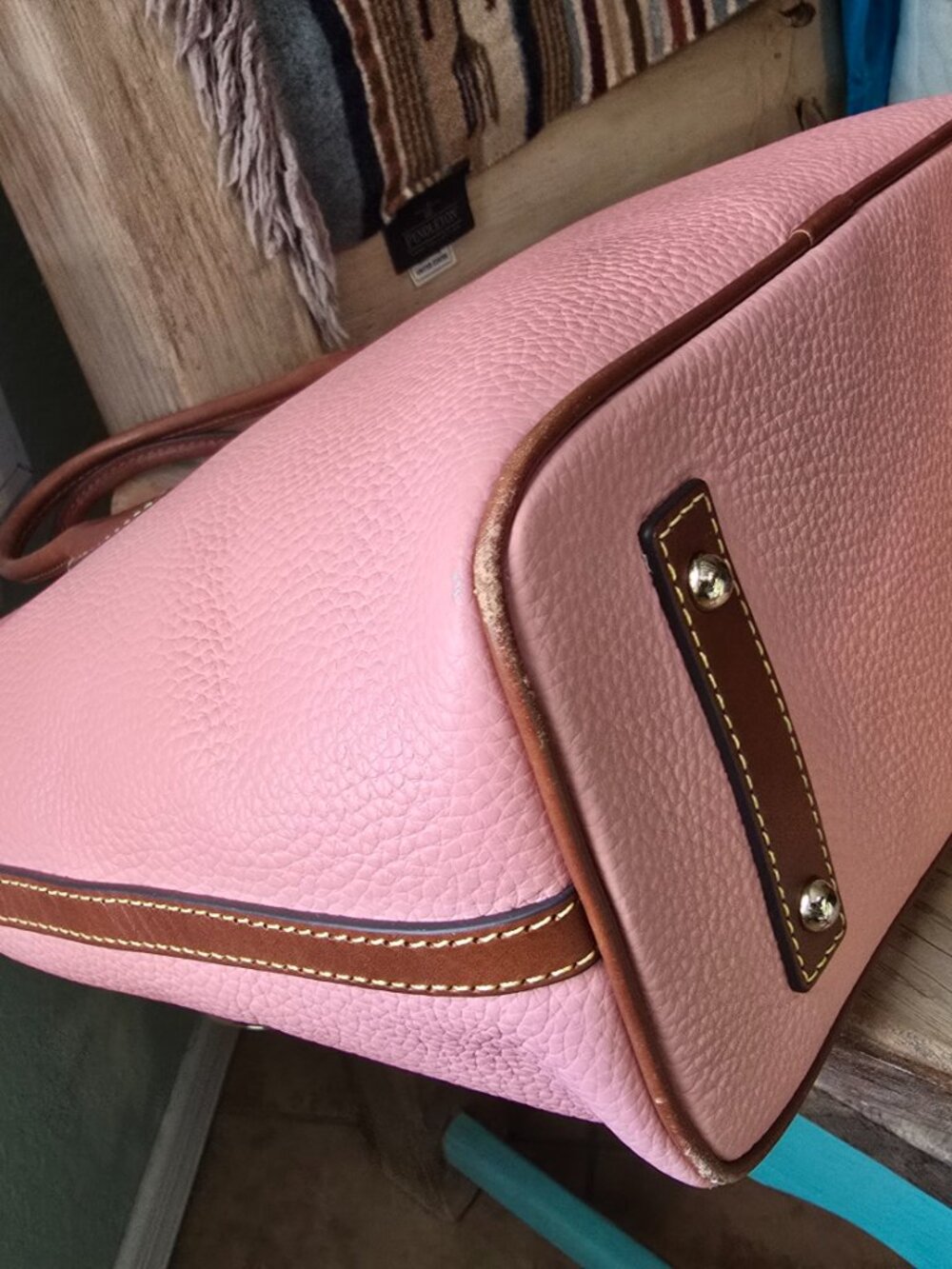 Dooney & Bourke Pebble Grain Handle Tote - Picture 9 of 16